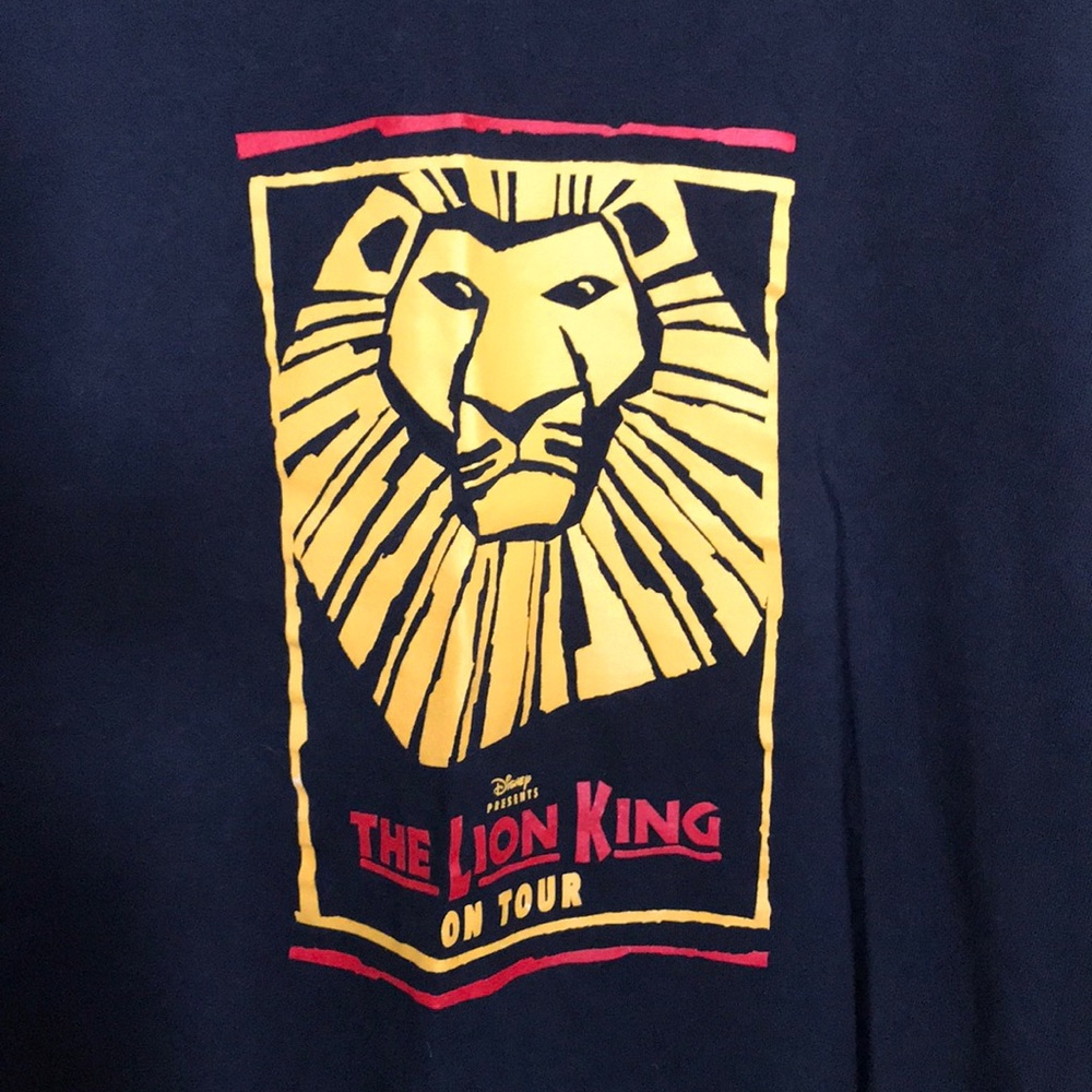 Disney The Lion King On Tour Black T Shirt XL - Picture 3 of 8